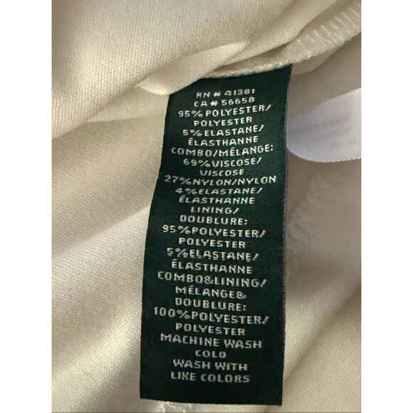 Lauren Ralph Lauren Size 10 Colorblock Sheath Dress Women’s Cocktail Party Work - Picture 13 of 13